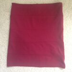 Jolie jupe en stretch femme bordeaux  ; pimkie ; taille m taille 38 / 40 idee cadeau