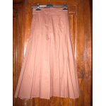 Jupe 3 suisses taille 36 marron pliss�e superbe
