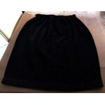 Jupe 38 / 40 noir velours ras taille Élastique courte Jupe 38 / 40 noir velours ras taille Élastique courte