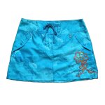 Jupe adidas taille m / 38 tons bleus motifs fleurs