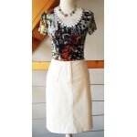 Jupe alain manoukian taille 38 beige doubl�e tbe