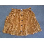 Jupe ample fluide ocre À fleurs vertbaudet 8 ans Jupe ample fluide ocre À fleurs vertbaudet 8 ans