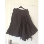 Jupe asym�trique marron cache cache neuve avec �tiquette t 38