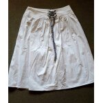 Jupe blanche midi camaieu