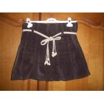 Jupe cache - cache velours marron 36
