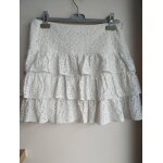 Jupe camaieu courte blanche dentelle t40
