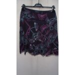 Jupe chattawak marron violet t38 Jupe chattawak marron violet t38