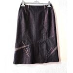 Jupe christine laure taille 38 tons marron avec motifs �tat neuf