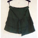 Jupe comptoir des cotonniers lin 36 vert