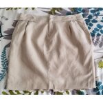 Jupe comptoir des cotonniers taille 42 beige lin et coton tbe