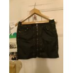 Jupe courte en jean noire 36 s morgan.