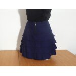 Jupe courte violet  volants - taille 36 / 38 - camaieu