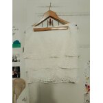 Jupe en dentelle blanche 42 xl ikks.