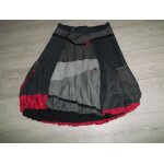 Jupe desigual boule bouffante diverses textures rouge, gris noir 38 tbe Jupe desigual boule bouffante diverses textures rouge, gris noir 38 tbe