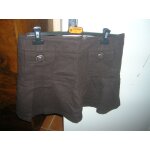 Jupe double camaieu taille 42 laine 70%, polyester 30%.