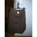 Jupe double caroll taille 42, lin 100%.