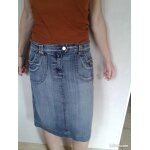 Jupe droite en jean - etam