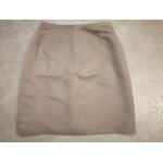 Jupe droite marron clair taille 38 camaeu