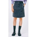 Jupe droite suncoo en jean gris