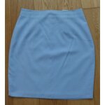 Jupe droite taille 42 comme neuve bleu ciel