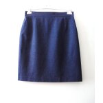 Jupe etam 38 bleue lin