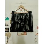 Jupe en faux cuir noir brillant 40 l morgan de toi.