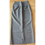 Jupe femme droite grise � boutons jennyfer