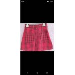 Jupe femme en jean rouge taille 40