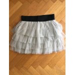 Jupe grise  volants en tulle taille s