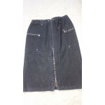 Jupe en jean femme zippee devant  ; cama�eu ; taille 36 id�e cadeau