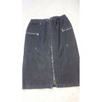 Jupe en jean femme zippee devant  ; cama�eu ; taille 36 id�e cadeau