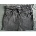 Jupe jean stretch grise
