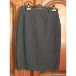 Jupe laine bleue cyrillus - talle 38 / 40