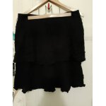 Jupe l�g�re noire 38 m blanche porte.