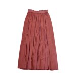 Jupe longue pliss�e rose taille xs