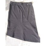 Jupe longue promod , noire , asymtrique, taille 42