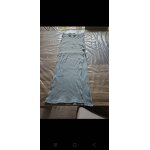 Jupe longue taille s bershka bleue clair