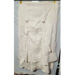 Jupe longue - a volant -  ; kiabi woman  ; - blanche - taille 38