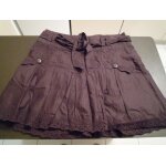Jupe marron legere détails style dentelle edc by esprit Jupe marron legere détails style dentelle edc by esprit