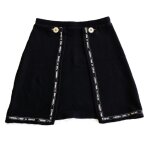 Jupe morgan taille 34 noire avec inscriptions d�co tbe