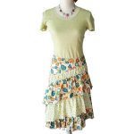 Jupe morgan taille 38 multicolore coton tbe