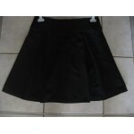 Jupe noir t42 avec 2 plis