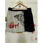 Jupe noire / blanche 42 xl desigual.