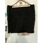 Jupe noire � motifs 42 xl naf naf.