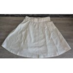 Jupe patineuse blanche et paillet kiabi