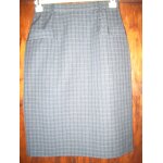 Jupe la redoute grise � carreaux taille 38