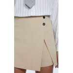 Jupe - short portefeuille beige stradivarius Jupe - short portefeuille beige stradivarius