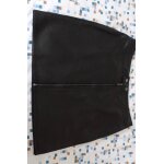 Jupe simili cuir noir taille 40