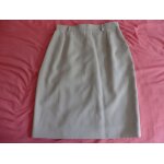 Jupe tailleur cyrillus taille 38 beige clair