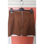 Jupe trapèze marron Jupe trapèze marron